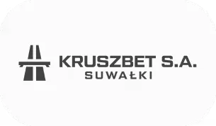 Logo producenta materiałów budowlanych Kruszbet