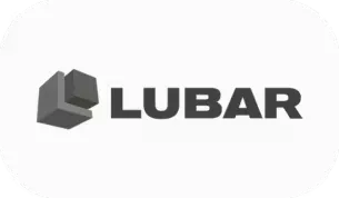 Logo producenta betonu Lubar